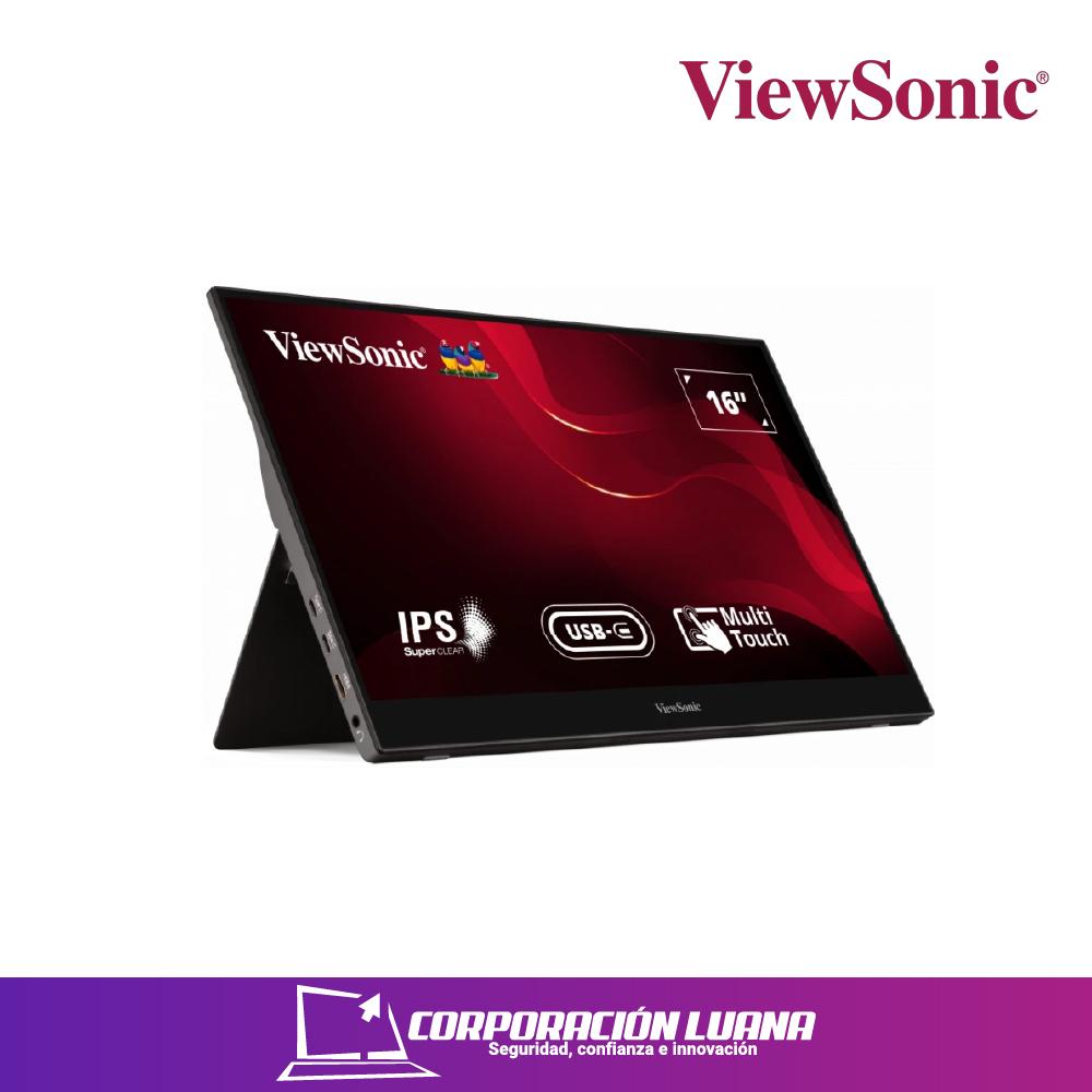 MONITOR PORTATIL VIEWSONIC 16" ( TD1655 ) IPS TOUCH 10 | FHD - 60HZ