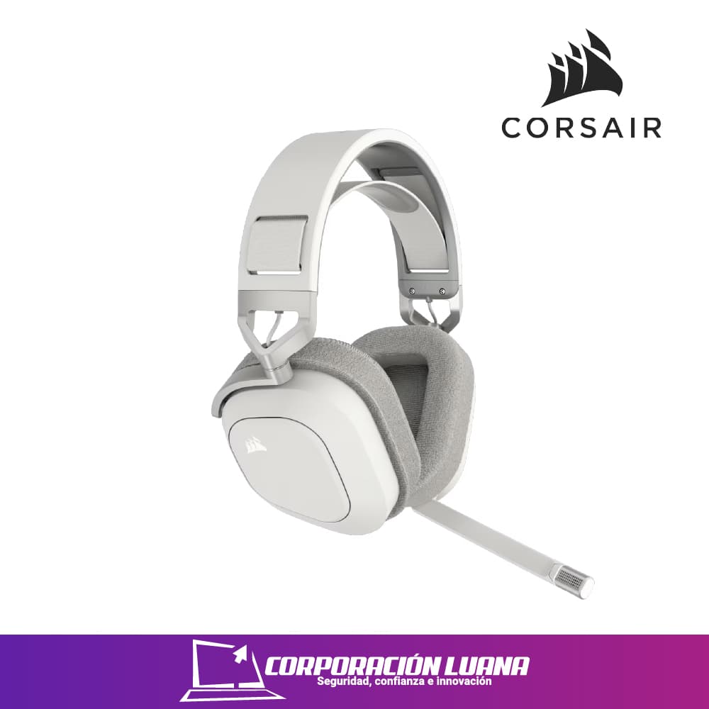 AUDIFONOS CORSAIR GAMING ( HS80 MAX ) WIRELESS | WHITE