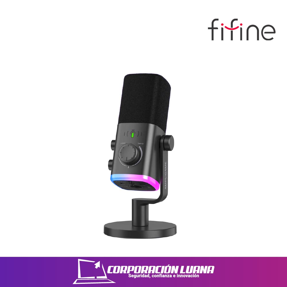 MICROFONO FIFINE AM9 NEGRO | USB/XLR