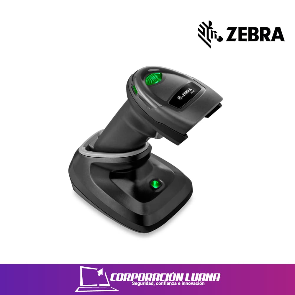 LECTOR DE CODIGO DE BARRAS ZEBRA DS2278 ( CR2278-PC10004WW ) 1D Y 2D | INALAMBRICO | C/ CUNETA CARGA | CABLE USB