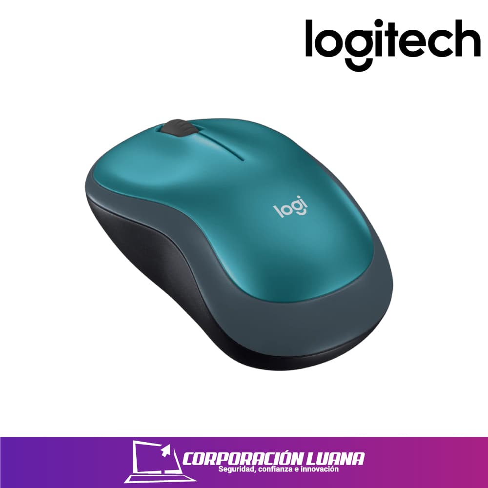 MOUSE INALAMBRICO LOGITECH M185 ( 910-003636 ) AZUL C/ NEGRO