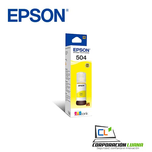 TINTA EPSON  T504420-AL 504 AMARILLO ( C13T03N42A ) L4150 / L4160 / L6171 + | 70ML
