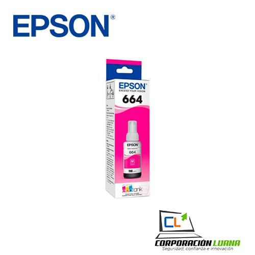 TINTA EPSON  T664320 MAGENTA ( C13T66432A ) L210 / L355 / L555 +