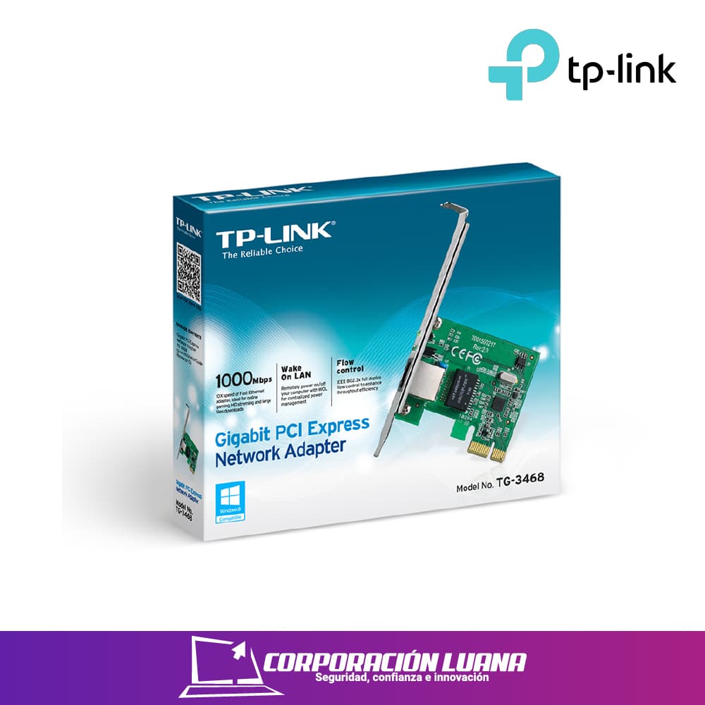ADAPTADOR DE RED INTERNO TP-LINK RJ-45 LAN ( TG-3468 ) GBE