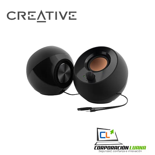 PARLANTE CREATIVE PEBBLE 2.0 BLACK (PN 51MF1680AA000)