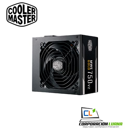FUENTE DE PODER COOLER MASTER MWE V2 ( MPY-7501-ACAAG-U2 ) 750W | 80 PLUS GOLD