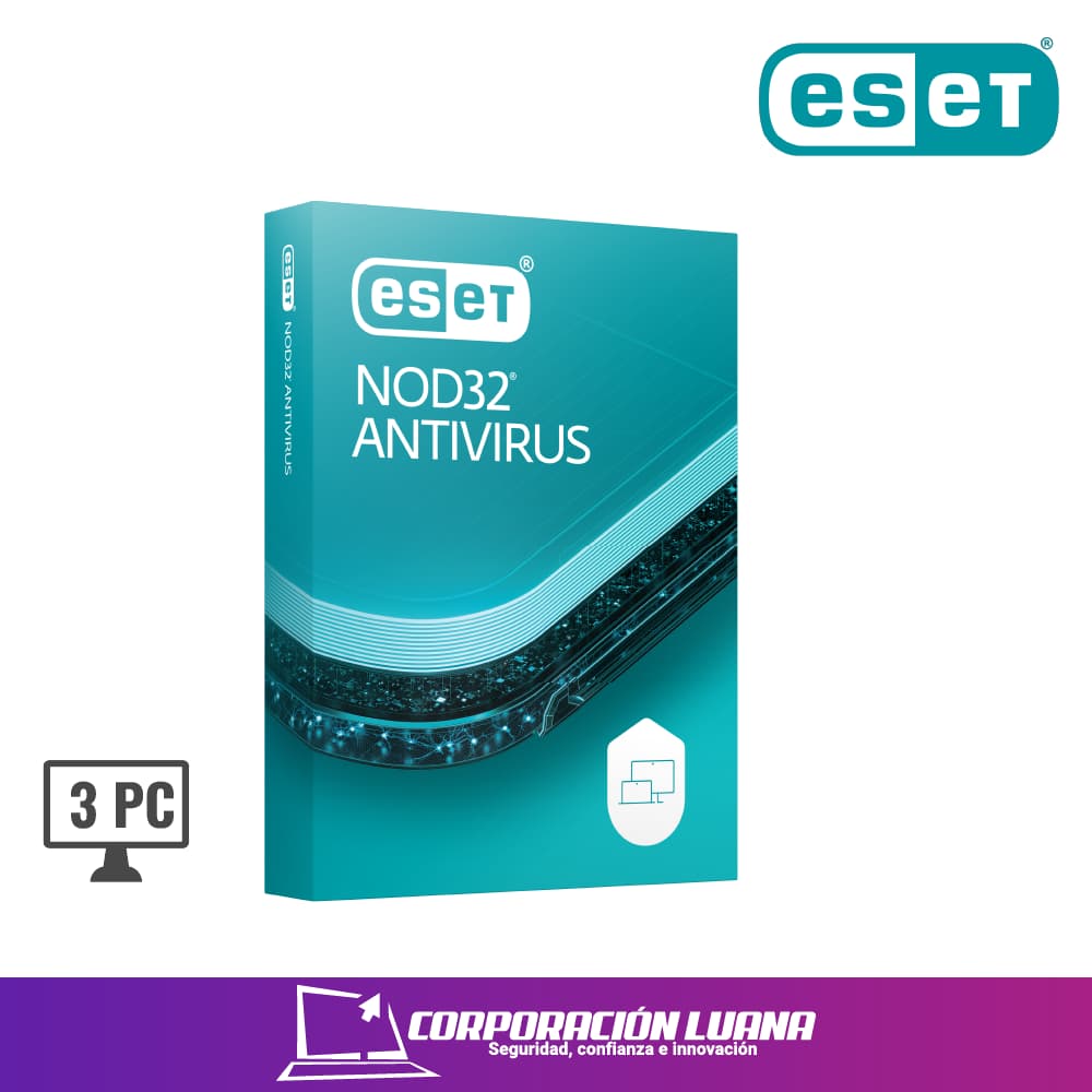 ANTIVIRUS ESET NOD 32 | 3 PC S11010188