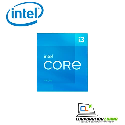 PROCESADOR INTEL CORE I3-10105 10G 3.70 GHZ 6MB LGA1200 65W 14NM BX8070110105