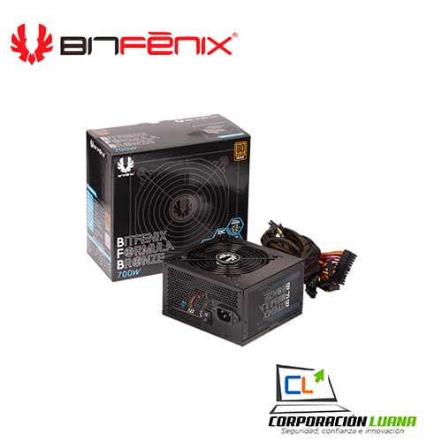 FUENTE DE PODER BITFENIX ( BP-FB700ULCB-7R ) 700W | 80 PLUS BRONZE