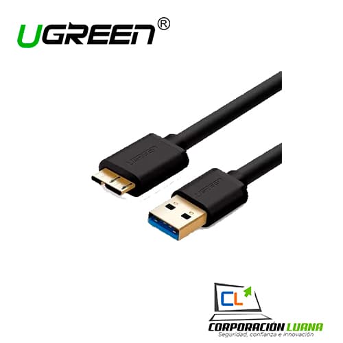 CABLE UGREEN ( 10840 ) USB 3.0 MALE TO MICRO USB 3.0 MALE CABLE 0.5M