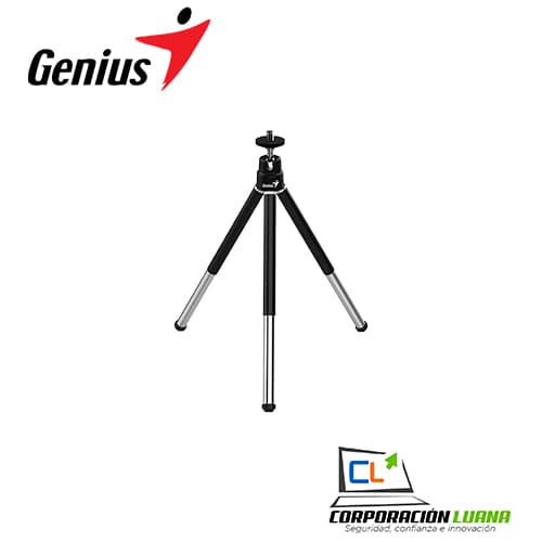 TRIPODE PARA CAMARA WEB GENIUS ( 31250016400 ) BLACK / SILVER | 25.1 CM