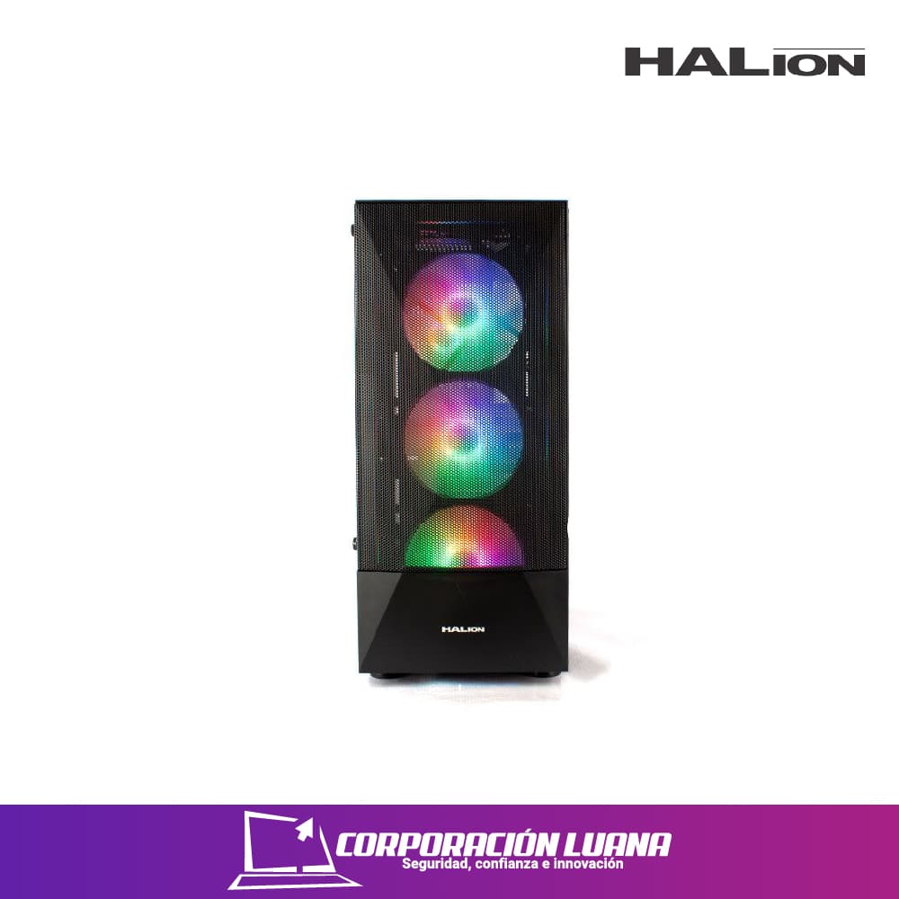 CASE HALION POLARIS ( CR13 ) C/FUENTE 500W | X4 FAN - LED RGB