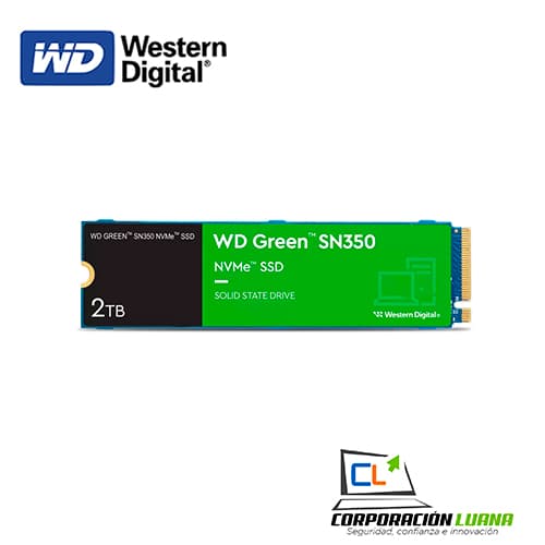 SSD WESTERN DIGITAL SN350 2TB ( WDS200T3G0C ) GREEN | NVME