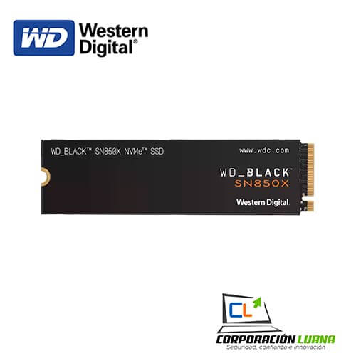 SSD WESTERM DIGITAL SN850X 2TB ( WDS200T2X0E-00BCA0 ) BLACK | NVME