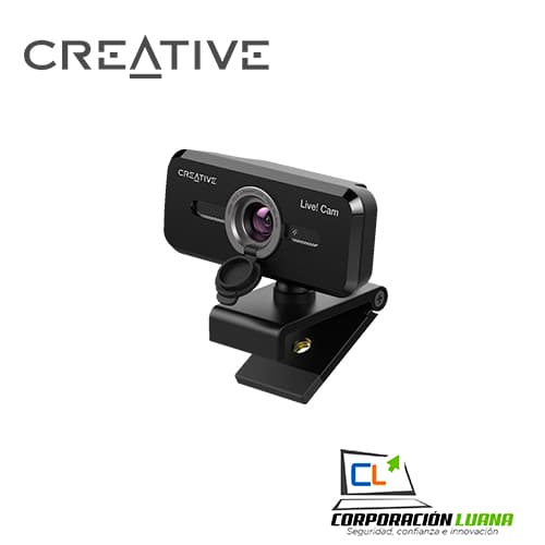 CAMARA CREATIVE LIVE CAM SYNC V2 FHD 1080P C/TAPA DUAL MIC USB NEGRO ( 73VF088000000 )