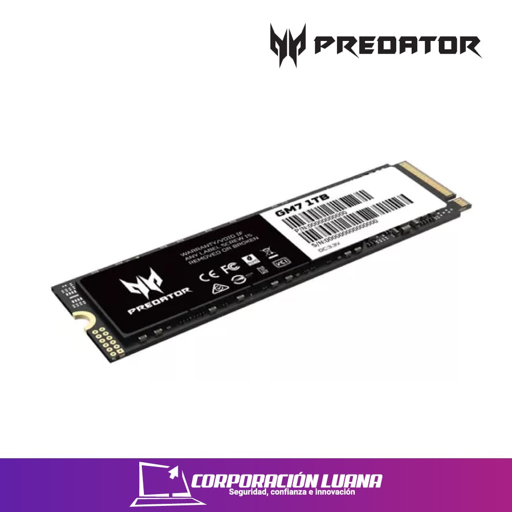 SSD M.2 PREDATOR GM7 1TB ( BL.9BWWR.118 ) NVME PCIE GEN4