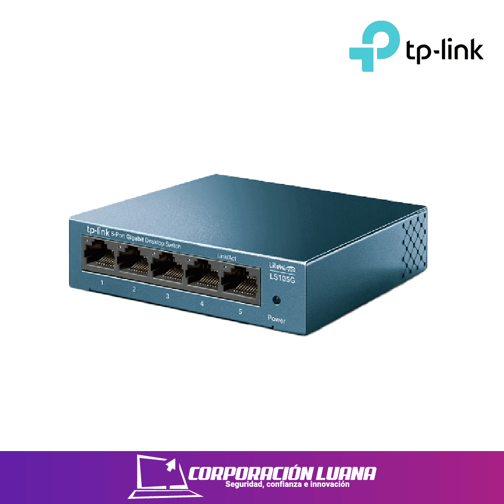 SWITCH TP-LINK 5 PUERTOS ( LS105G ) GIGABIT 10/100/1000