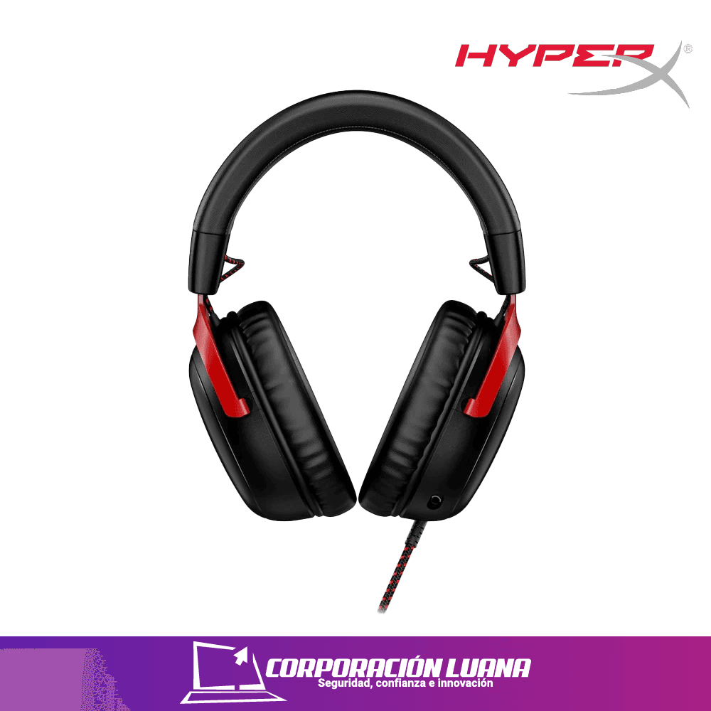 AUDIFONOS HYPERX CLOUD III SIGNATURE COMFORT ( N53169-001 ) NEGRO - ROJO | MULTI-PLATAFORM