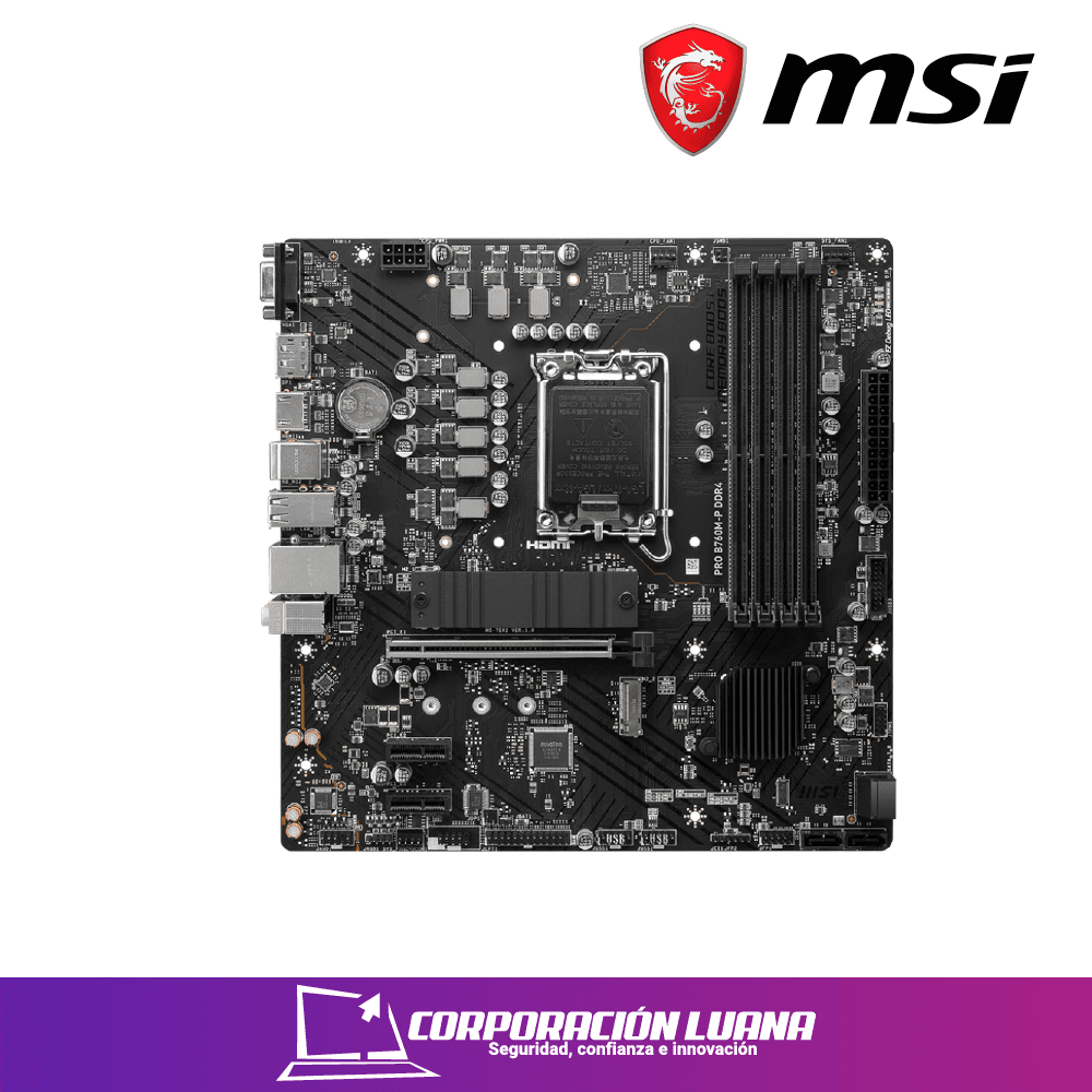 MOTHERBOARD MSI PRO B760M-P ( 911-7E02-006 ) DDR4 | LGA1700