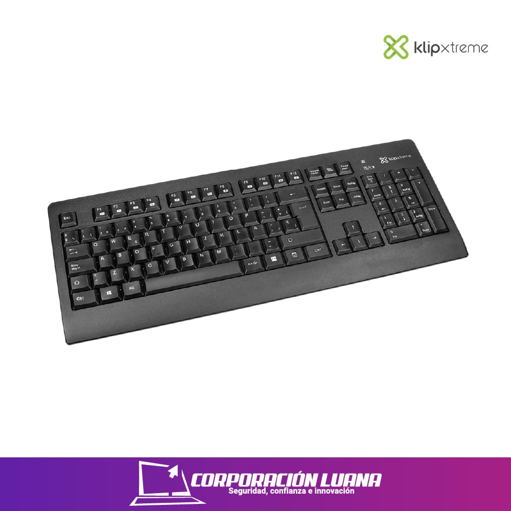 COMBO INALAMBRICO KLIP XTREME INSPIRE ( KCK-265S ) TECLADO+MOUSE | NEGRO | USB