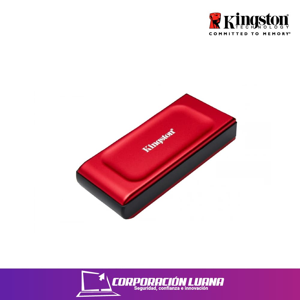SSD EXTERNO KINGSTON 1TB ( XS1000R ) ROJO | 1050MB/S | USB 3.2