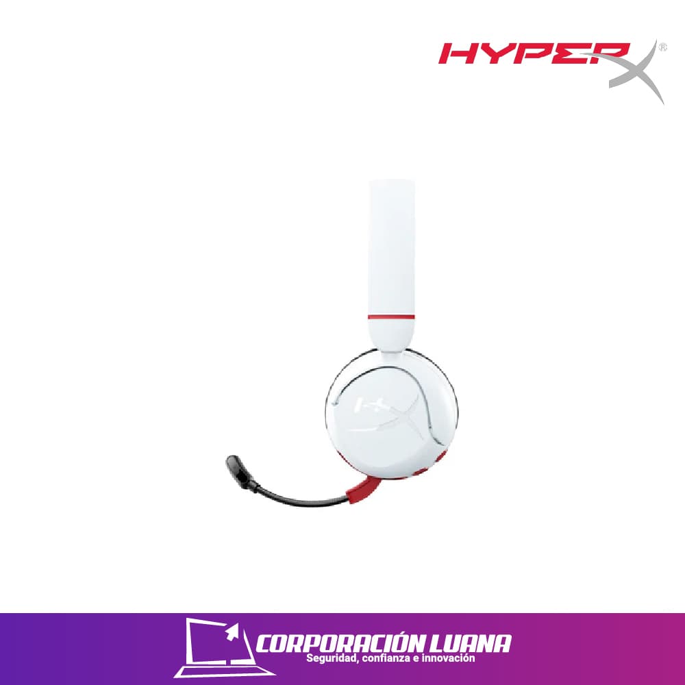 AUDIFONOS HYPERX CLOUD MINI WIRELESS ( N66571-001 ) BLANCO | PC - NINTENDO - PLAYSTATION - XBOX - MOBILE