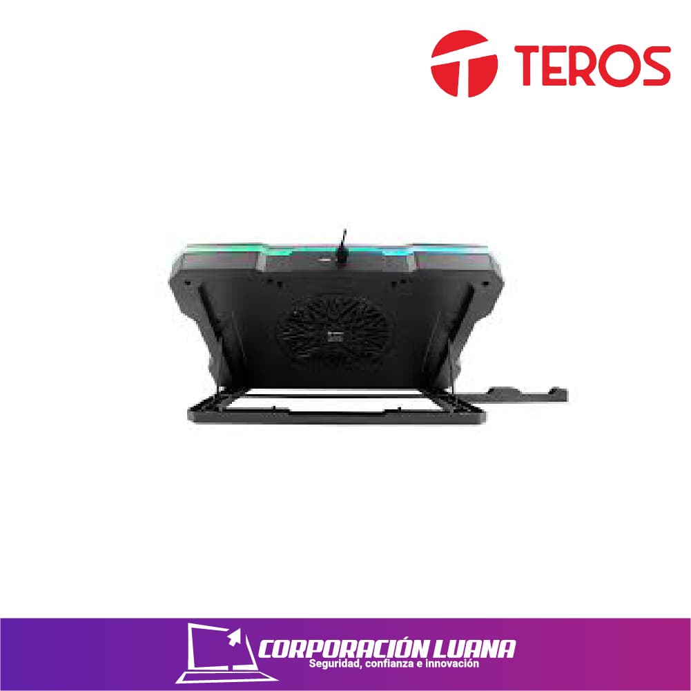 COOLER P/LAPTOP TEROS TE-1733N ( TE7133N ) 14" 19" | LED RGB | X1 FAN