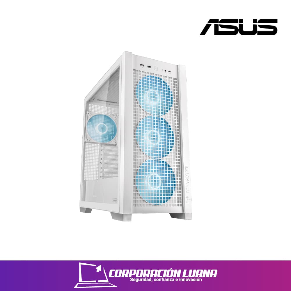 CASE ASUS TUF GAMING GT302 ( GT302 ) S/FUENTE | BLANCO | X4 FAN ARGB