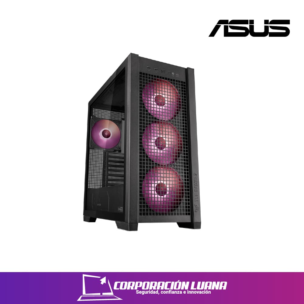 CASE ASUS TUF GAMING GT302 ( GT302 ) S/FUENTE | NEGRO | X4 FAN ARGB