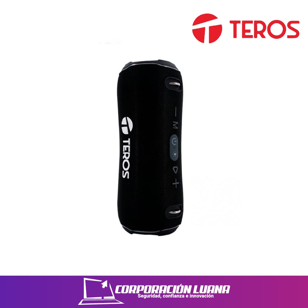 PARLANTE TEROS BLUETOOTH 5.0 ( TE-6046N ) NEGRO | 40W | LED | 1200MAH
