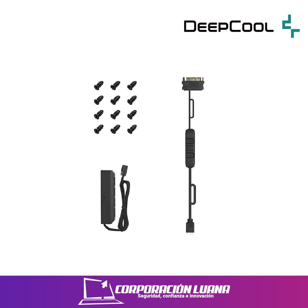 COOLER CASE DEEPCOOL ( CF120 PLUS 3 IN 1 ) PACK | LED ARGB