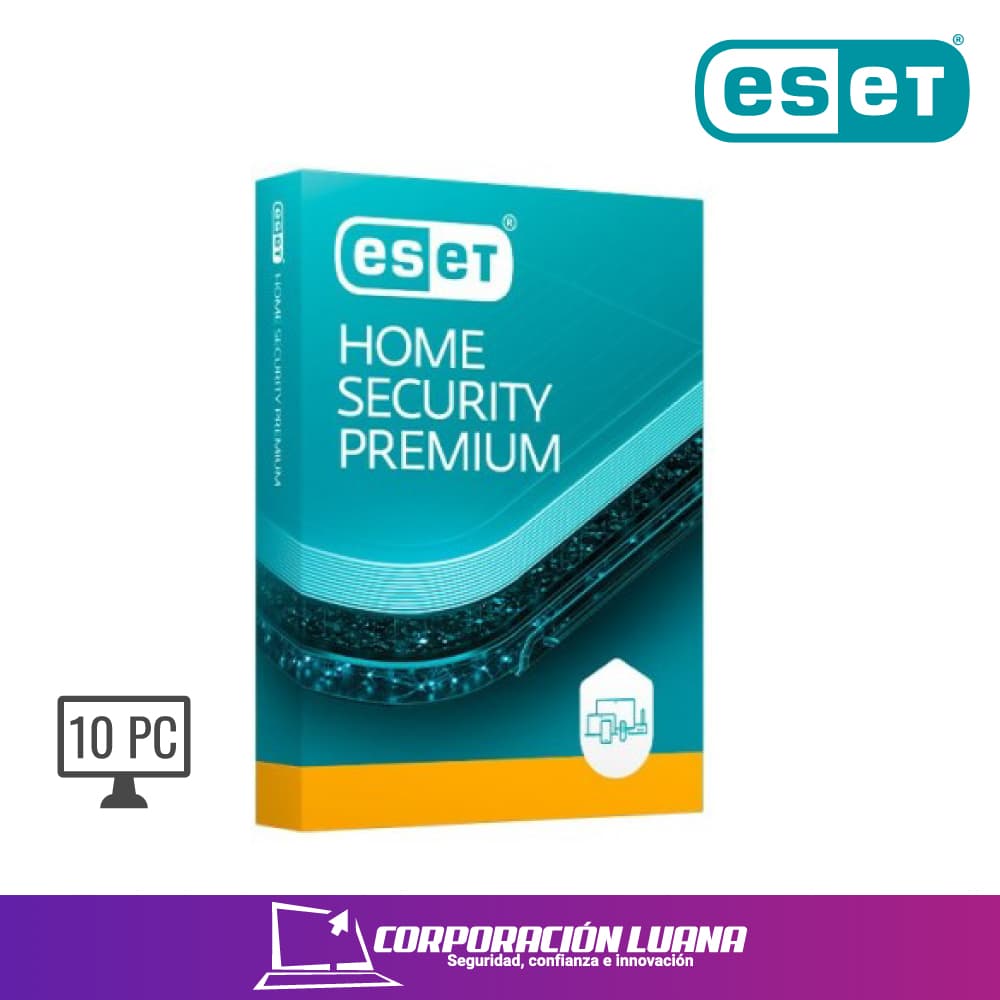 LICENCIA ANTIVIRUS ESET HOME SECURITY PREMIUM ( S11030201-PCL ) 10 DISPOSITIVOS | 14 MESES