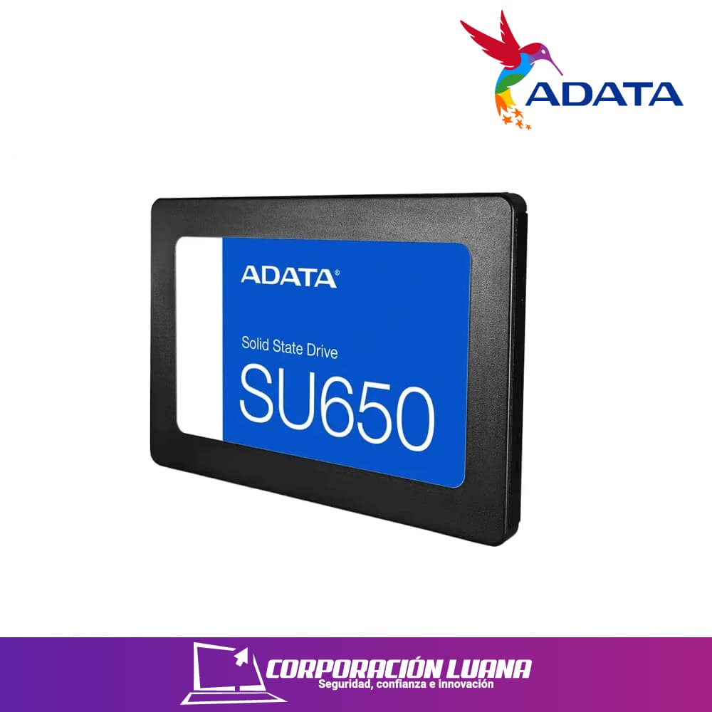 SSD SATA ADATA 512GB ( SU650 ) 2.5 | 6GB/S | 520MB/S LECTURA - 450MB/S ESCRITURA