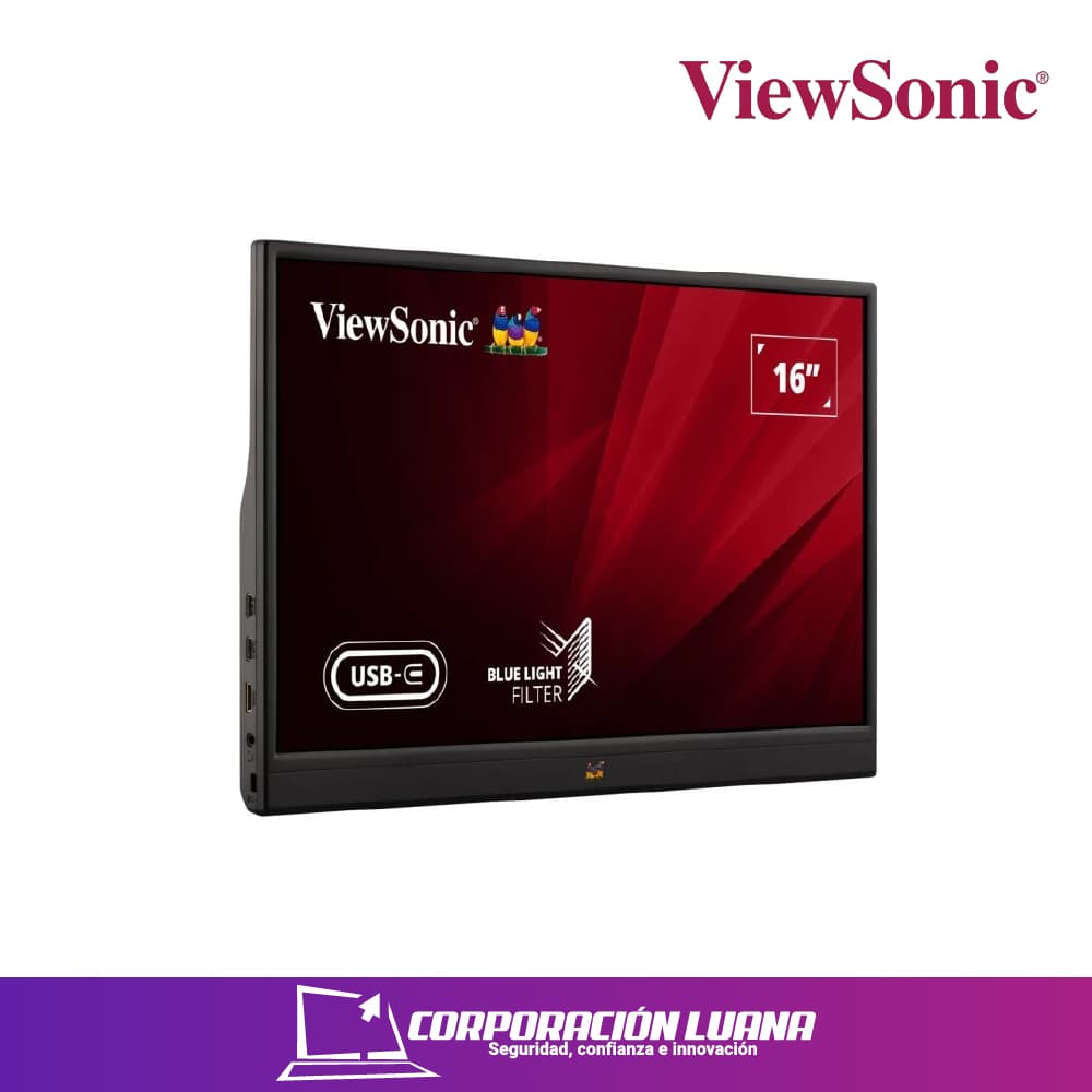 MONITOR PORTATIL VIEWSONIC 16" ( VA1655 ) IPS | FHD - 60HZ