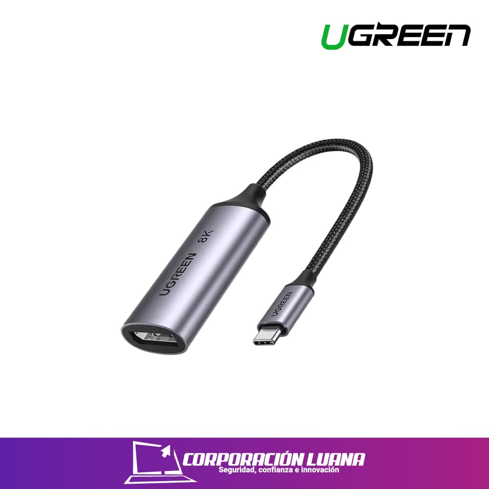 UGREEN USB C TO DISPLAYPORT 1.4 8K@60HZ ( 15575 ) 4K@240HZ THUNDERBOLT 4/3