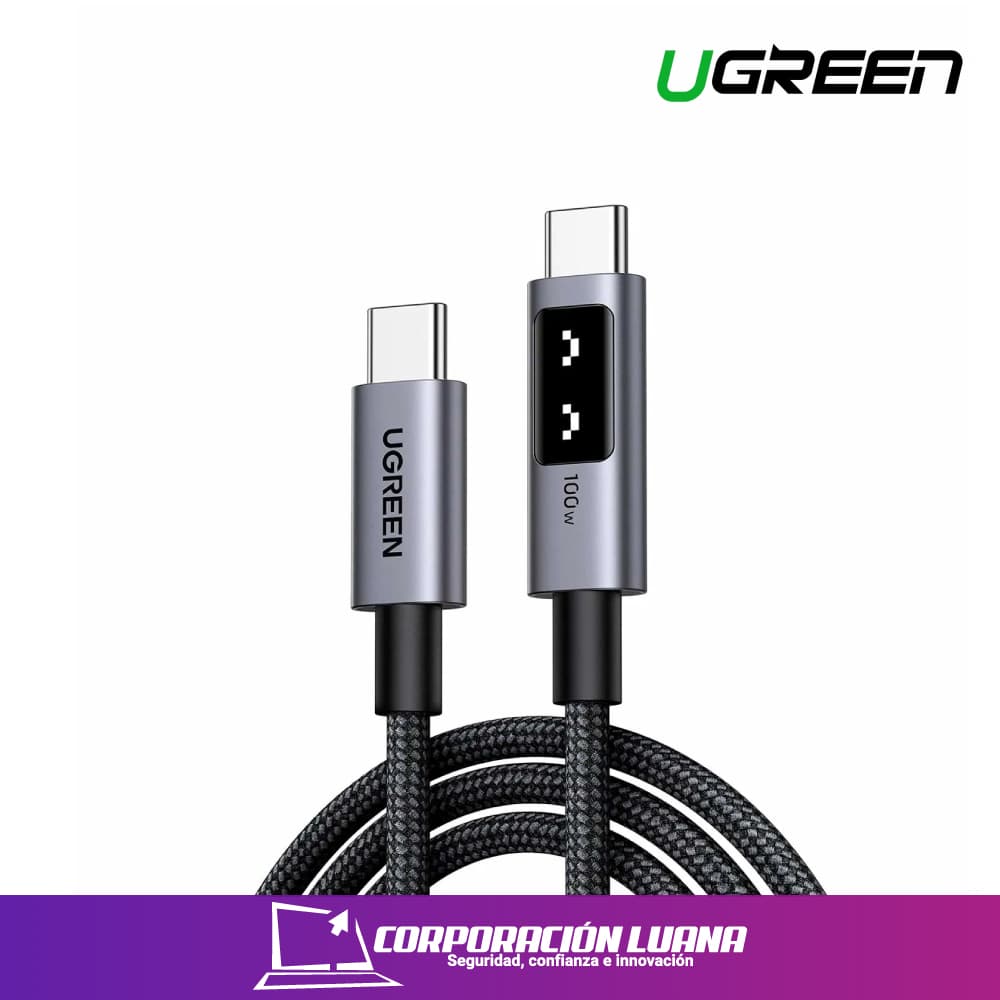 UGREEN USB-C M/M ROBOT 5A 100W 1M DATA CABLE ( 35501 )
