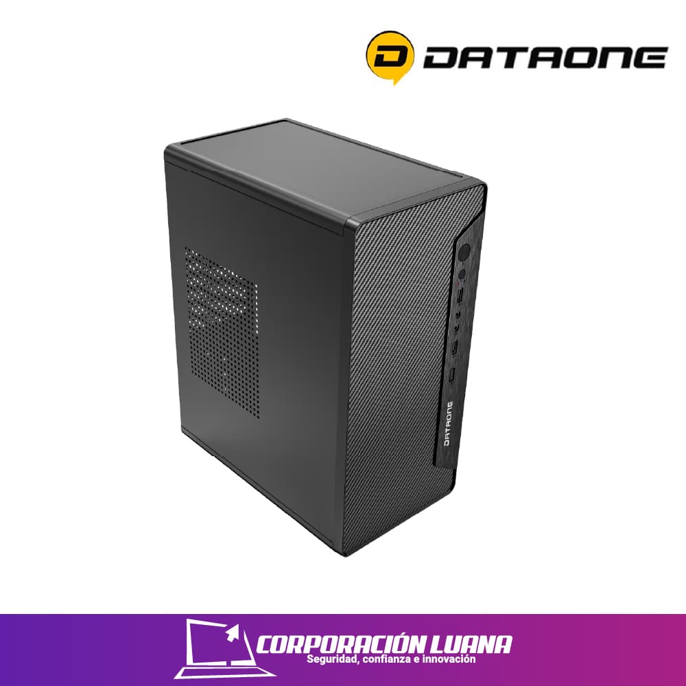 CASE DATAONE MATX OMEGA ( T28 ) C/FUENTE 600W | X1 FAN | NEGRO