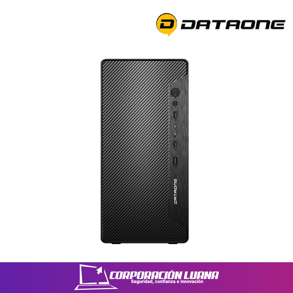 CASE DATAONE MATX OMEGA ( T28 ) C/FUENTE 600W | X1 FAN | NEGRO