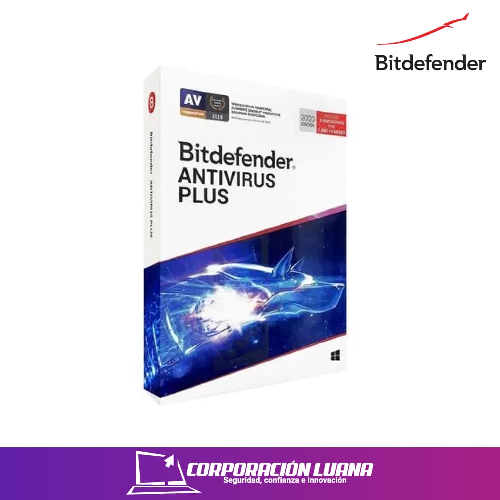 ANTIVIRUS BITDEFENDER PLUS ( B11010059 ) 3 PC - 12 MESES