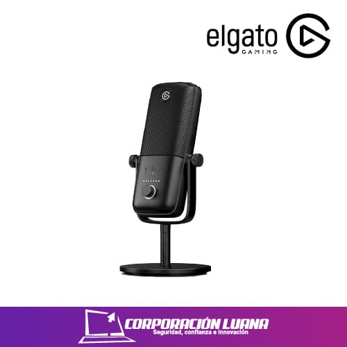 MICROFONO ELGATO WAVE:3 STRAMING ( 10MAB9901 ) NEGRO | USB