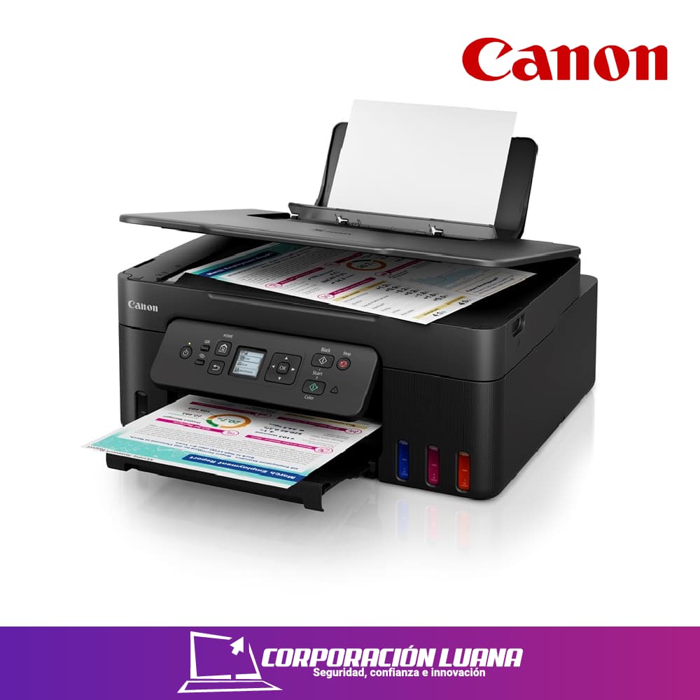 IMPRESORA MULTIFUNCIONAL CANON ( PIXMA G3180 ) IMPRIME | COPIA | ESCANEA | TINTA CONTINUA | WIFI