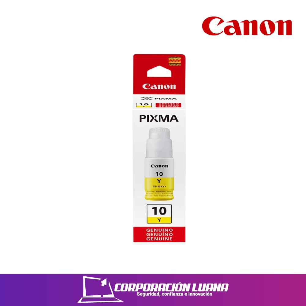 TINTA CANON ( GI-10 Y ) YELLOW G6010