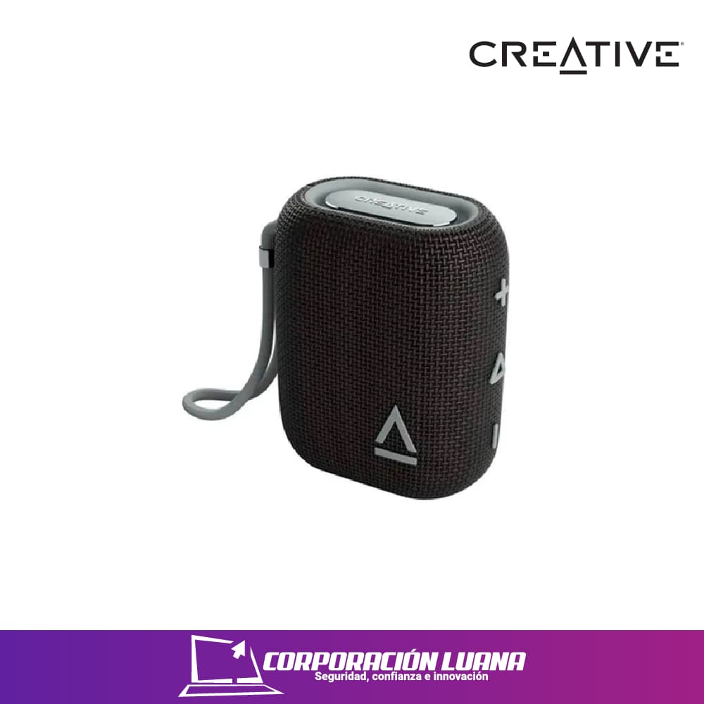 PARLANTE CREATIVE MUVO FLEX AURACAST ( 51MF8475AA000 ) NEGRO | BLUETHOOTH