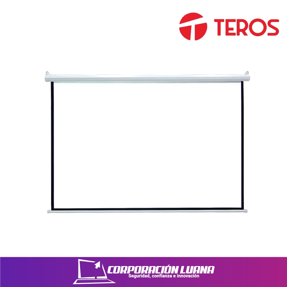ECRAN TEROS 107" ( TE-9062W ) PARED TECHO RECTRACTIL | 1.92 X 192 M