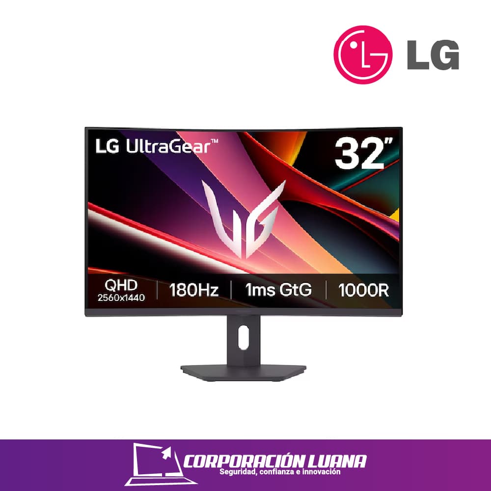 MONITOR LG ULTRAGEAR 32" CURVO ( 32G600A-B ) VA | 2K QHD - 180HZ - 1MS | HDMI - DP