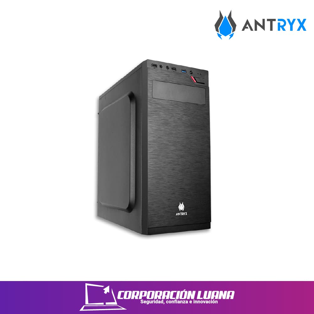 CASE ANTRYX ELEGANT 630 ( AC-E630-350CP ) C/FUENTE 350W | X1 FAN | NEGRO