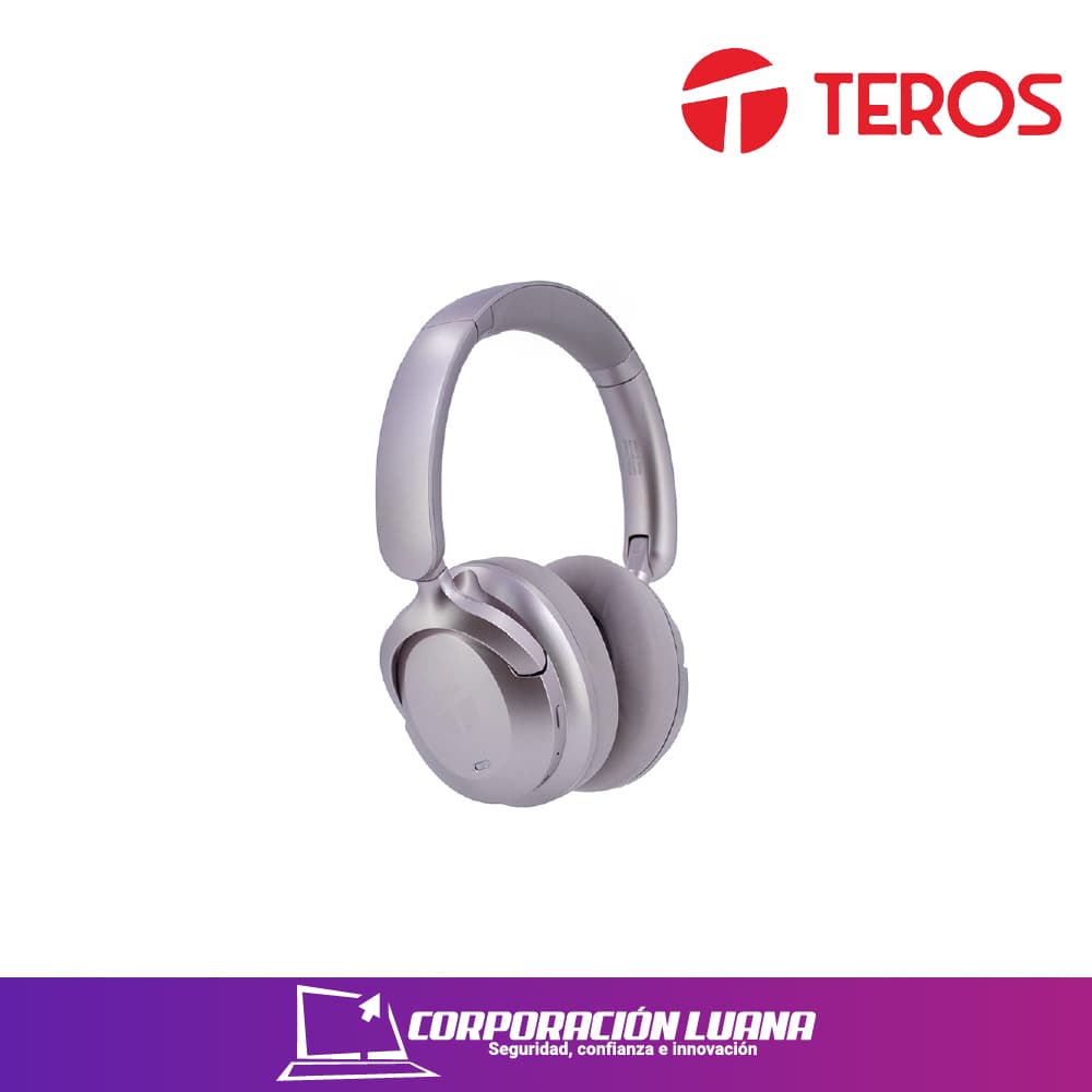 AUDIFONOS INALAMBRICOS ANC TEROS ( TE-8038RS ) BT 5.4 | ROSADO