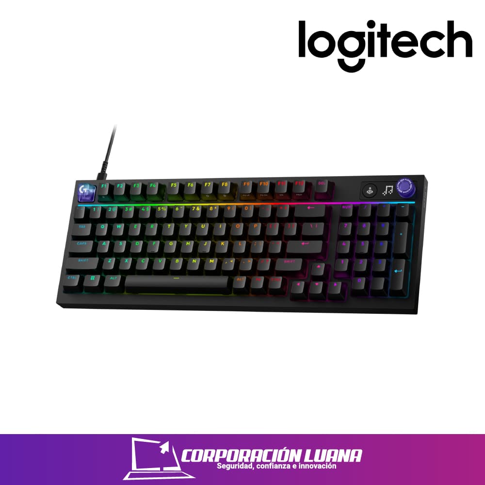 TECLADO MECANICO LOGITECH G316 X 98 ( 920-014183 ) 8 KHZ | NEGRO | RGB LIGHTSYNC