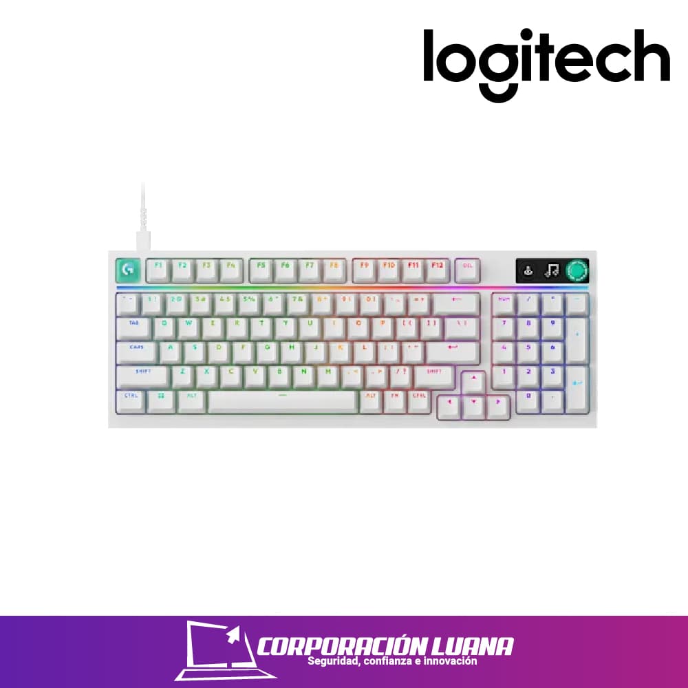 TECLADO MECANICO LOGITECH G316 X 98 ( 920-014226 ) 8 KHZ | BLANCO | RGB LIGHTSYNC