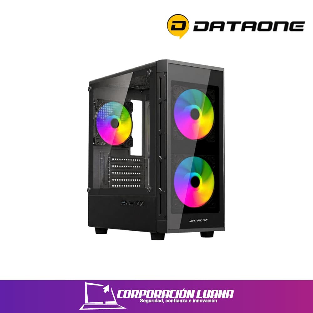 CASE DATAONE LUNA ( BP13 ) C/FUENTE 550W | X3 FANES ARGB